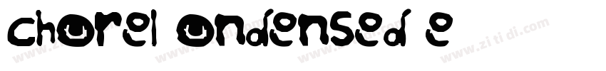 Schorel Condensed Re字体转换